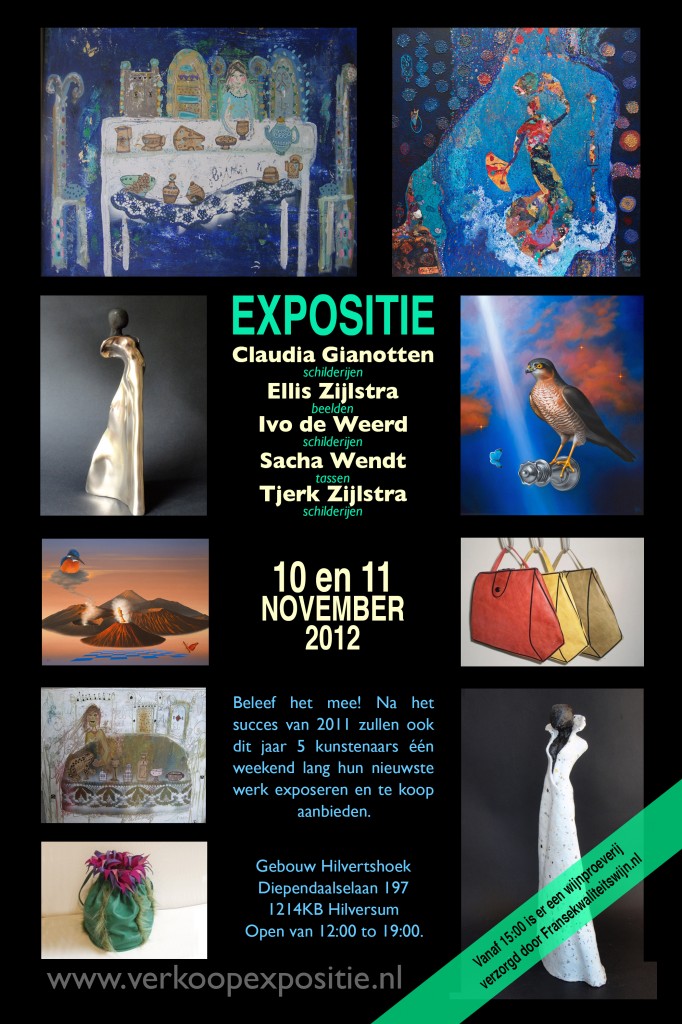 Poster Uitnodiging expositie 2012